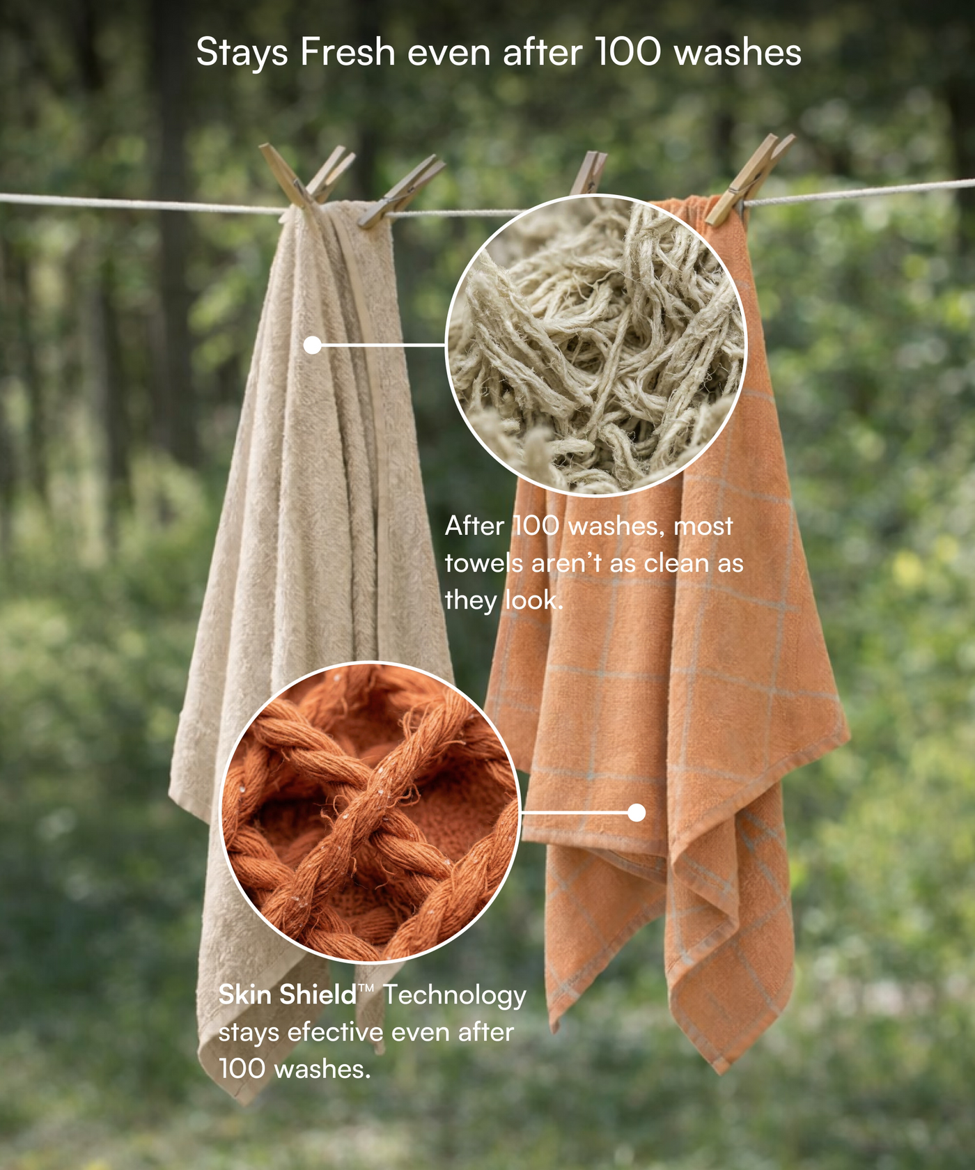 Banana Double Cloth Bath Towels | 330 GSM | 75 x 150 cm | Pack of 12