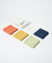 Banana Double Cloth Hand Towel | Assorted | 330 GSM | 40 X 60 cm | Pack of 4