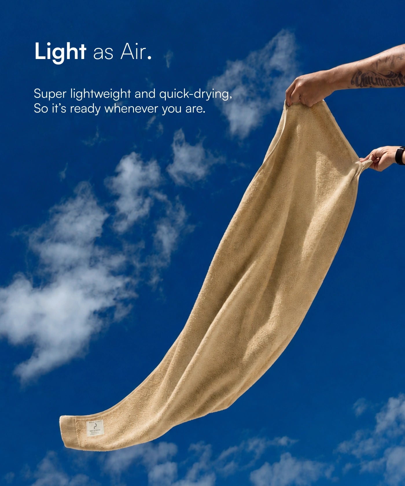 Banana Super Light Weight Terry Towels | 400 GSM | 75 x 150 cm