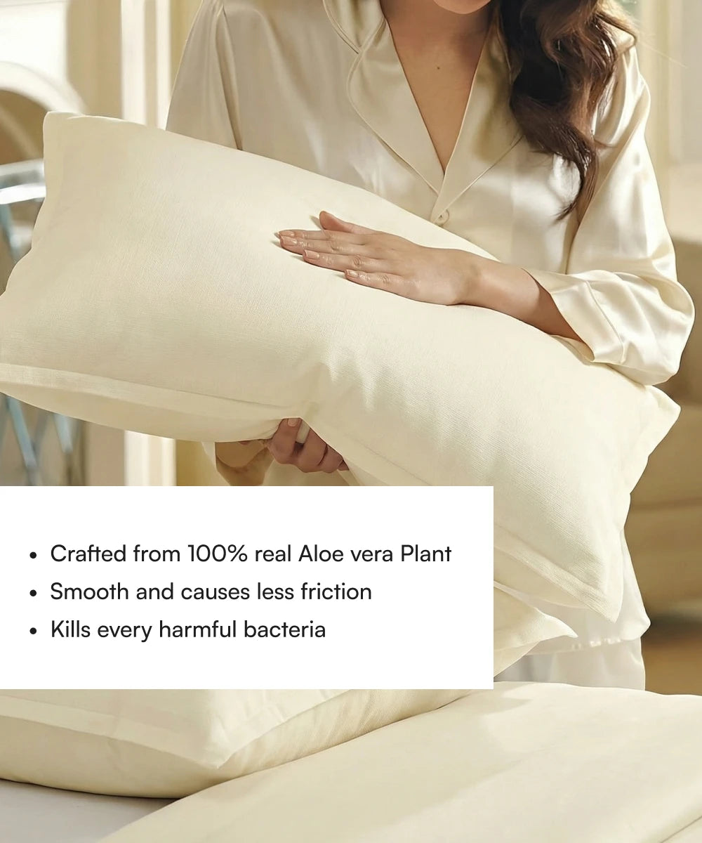 Pillowcase | Creme Vanilla Color  | Pack of 2