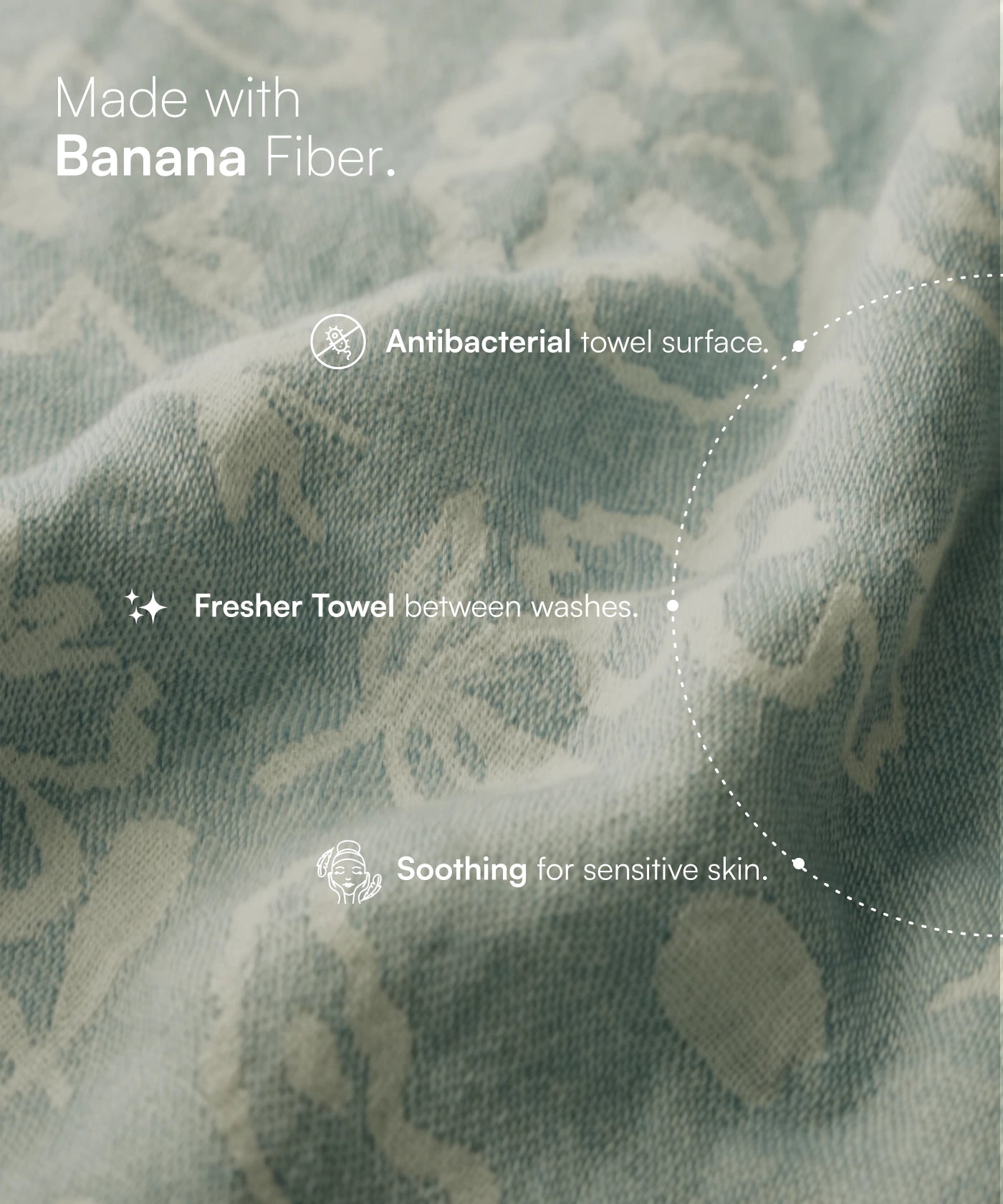Banana Jacquard Floral Bath Towel | 210 GSM | 75 x 150 cm