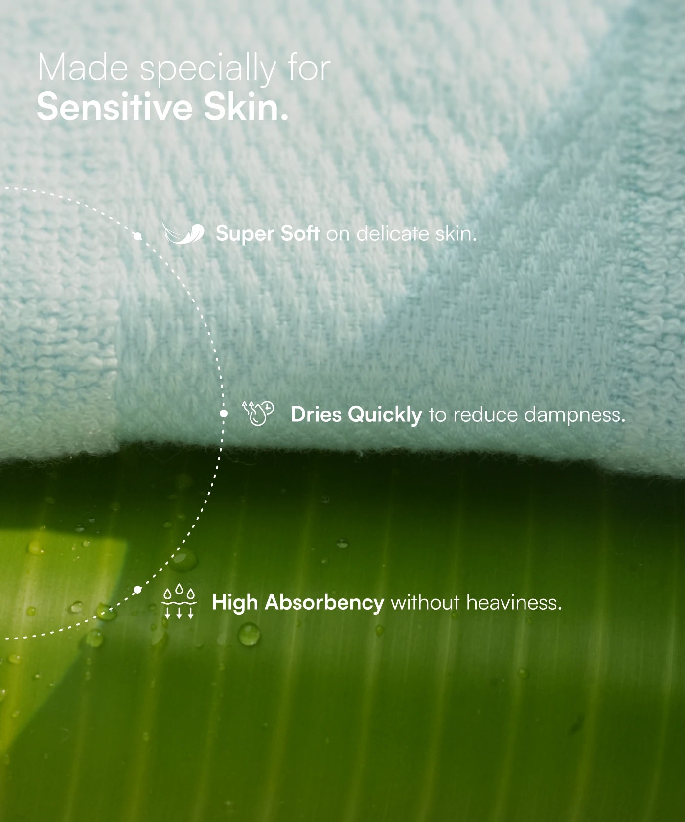 Banana Super Light Weight Terry Towels | 400 GSM | 75 x 150 cm