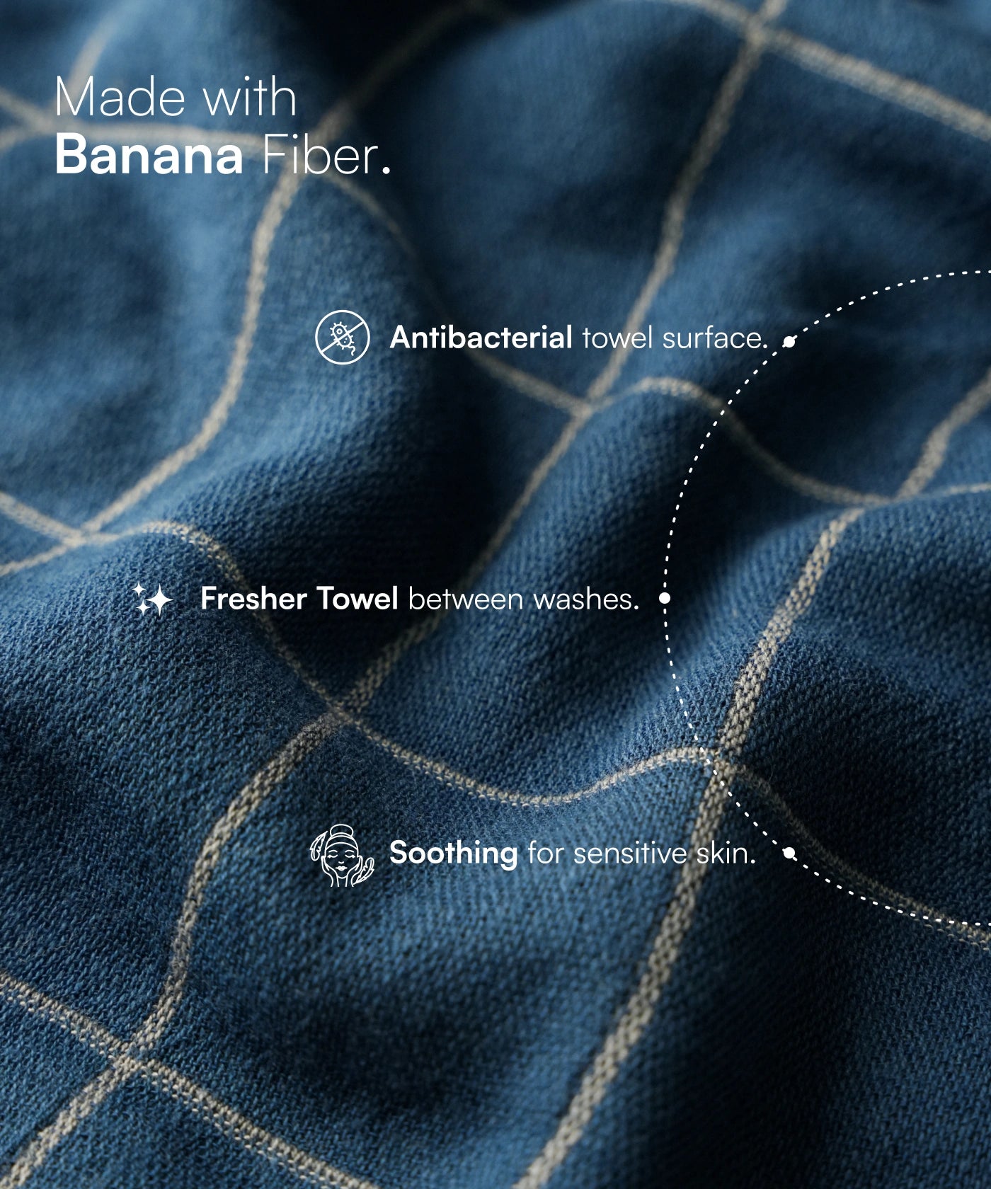Banana Double Cloth Bath Towel Plus Size | 330 GSM | 75 x 180 cm