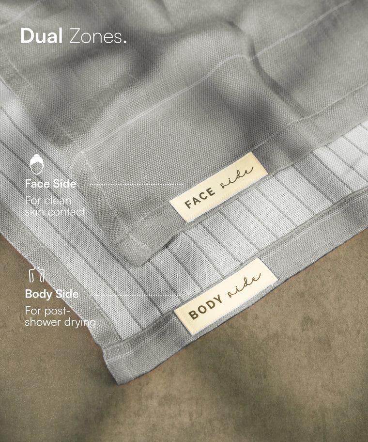Aluvera Double Cloth Bath Towel | 330 GSM | 75 x 150 cm
