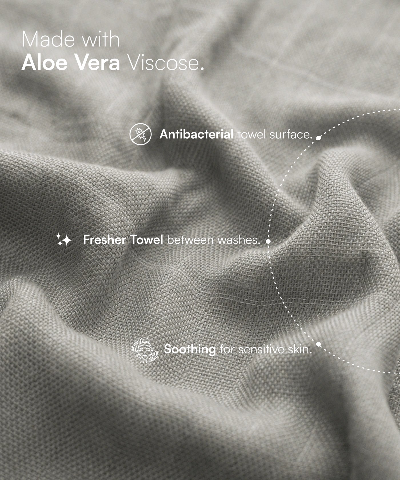 Aluvera Double Cloth Bath Towel | 330 GSM | 75 x 150 cm