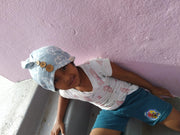 Customer photo of Banana Jacquard floral Hair Towel | 210 GSM | 25cm x 65cm x 5cm
