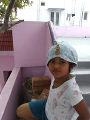Customer photo of Banana Jacquard Floral Hair Towels |  25cm x 65cm x 5 cm | 210 GSM | pack of 2