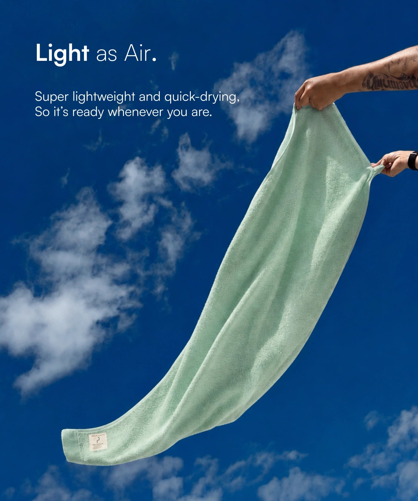 Banana Super Light Weight Terry Towels | 400 GSM | 75 x 150 cm