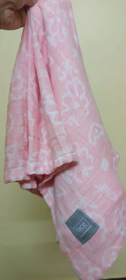 Customer photo of Banana Jacquard Floral Bath Towel | 210 GSM | 75 x 150 cm