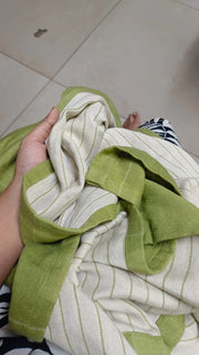 Customer photo of Aluvera Double Cloth Bath Towel | 330 GSM | 75 x 150 cm