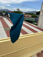Customer photo of Banana Double Cloth Hair Towel | 330 GSM |  25cm x 65cm x 5 cm
