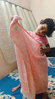 Customer photo of Banana Jacquard Floral Bath Towel | 210 GSM | 75 x 150 cm