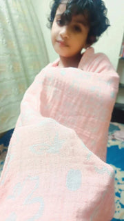 Customer photo of Banana Jacquard Floral Bath Towel | 210 GSM | 75 x 150 cm | Set of 12
