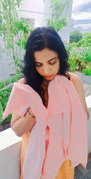 Customer photo of Banana Jacquard Floral Bath Towel | 210 GSM | 75 x 150 cm