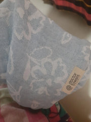 Customer photo of Banana Jacquard Floral Hair Towels |  25cm x 65cm x 5 cm | 210 GSM | pack of 2