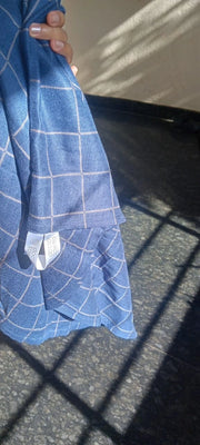 Customer photo of Banana Double Cloth Bath Towel |330 GSM |  2 in 1 Combo Plus Size - French Blue