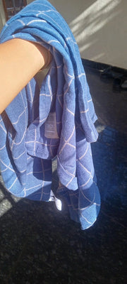 Customer photo of Banana Double Cloth Bath Towel | 75 x 150 cm - Gifting Canister