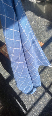 Customer photo of Banana Double Cloth Bath Towel |330 GSM |  2 in 1 Combo Plus Size - French Blue