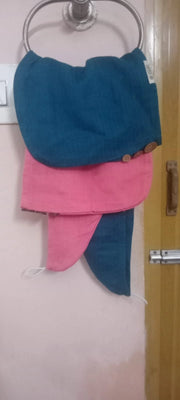 Customer photo of Banana Double Cloth Hair Towel - EXTRA LONG | 330 GSM | 25cm x 85cm x 5cm