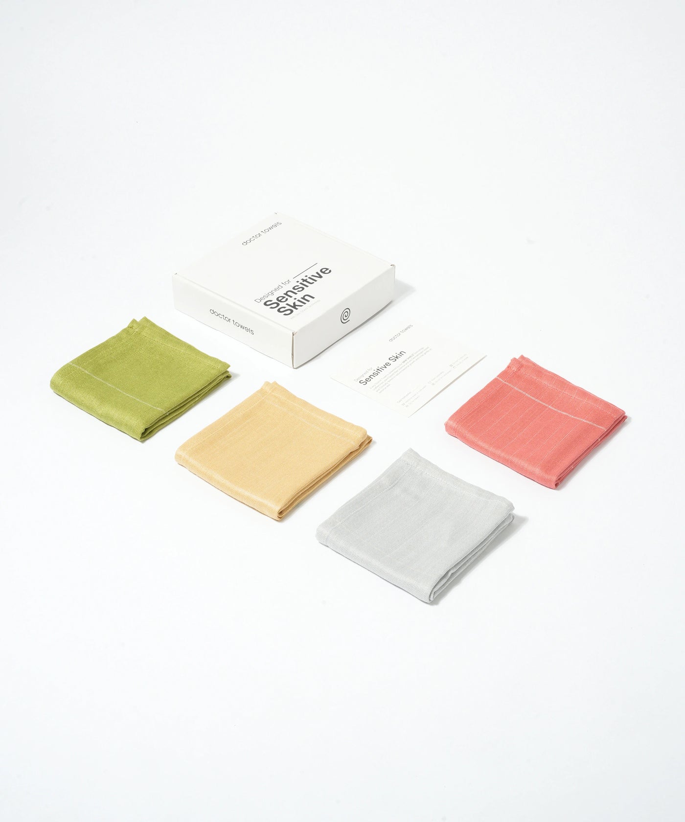 Aluvera Double Cloth Hand Towel | Assorted | 330 GSM | 40 X 60 cm - Pack of 4