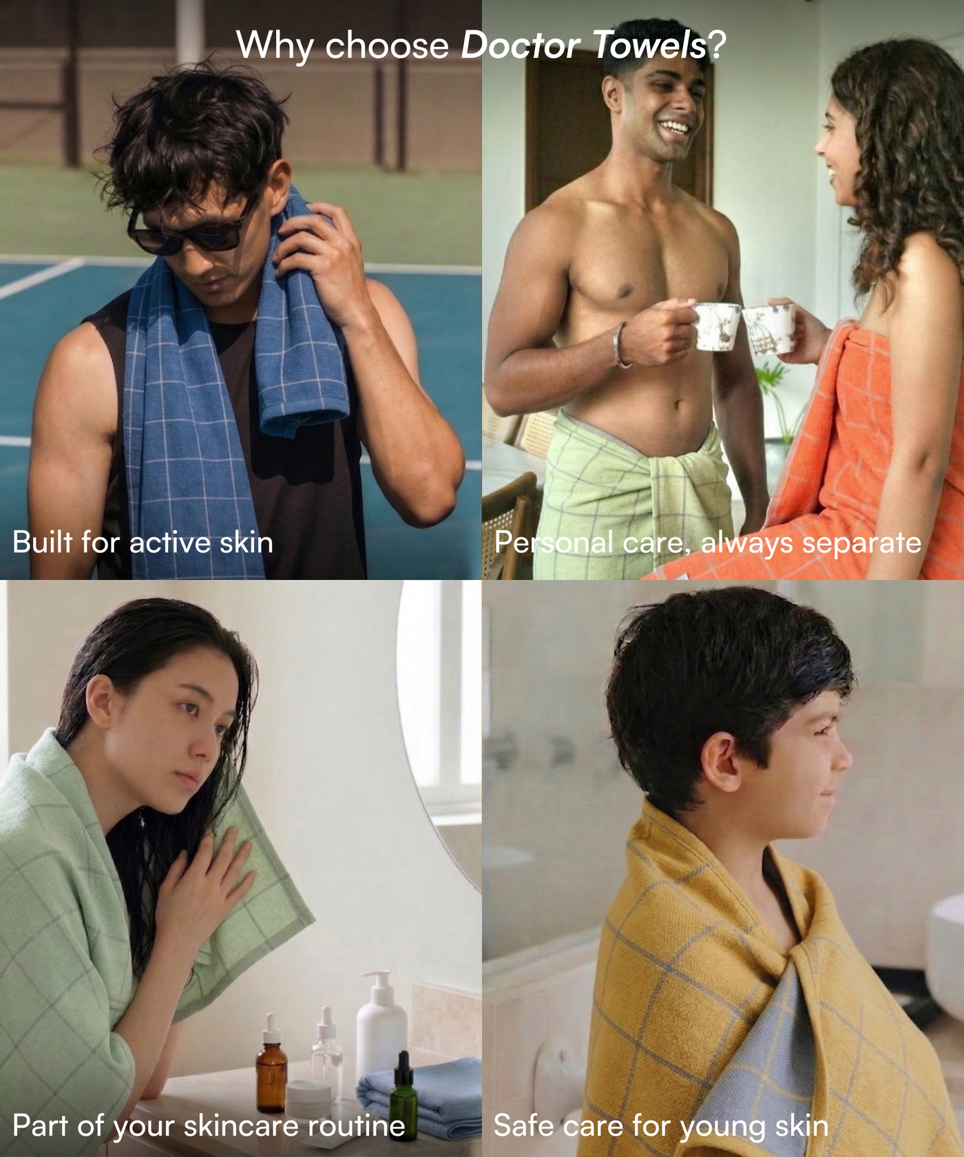 Banana Double Cloth Bath Towels | 330 GSM | 75 x 150 cm | Pack of 12