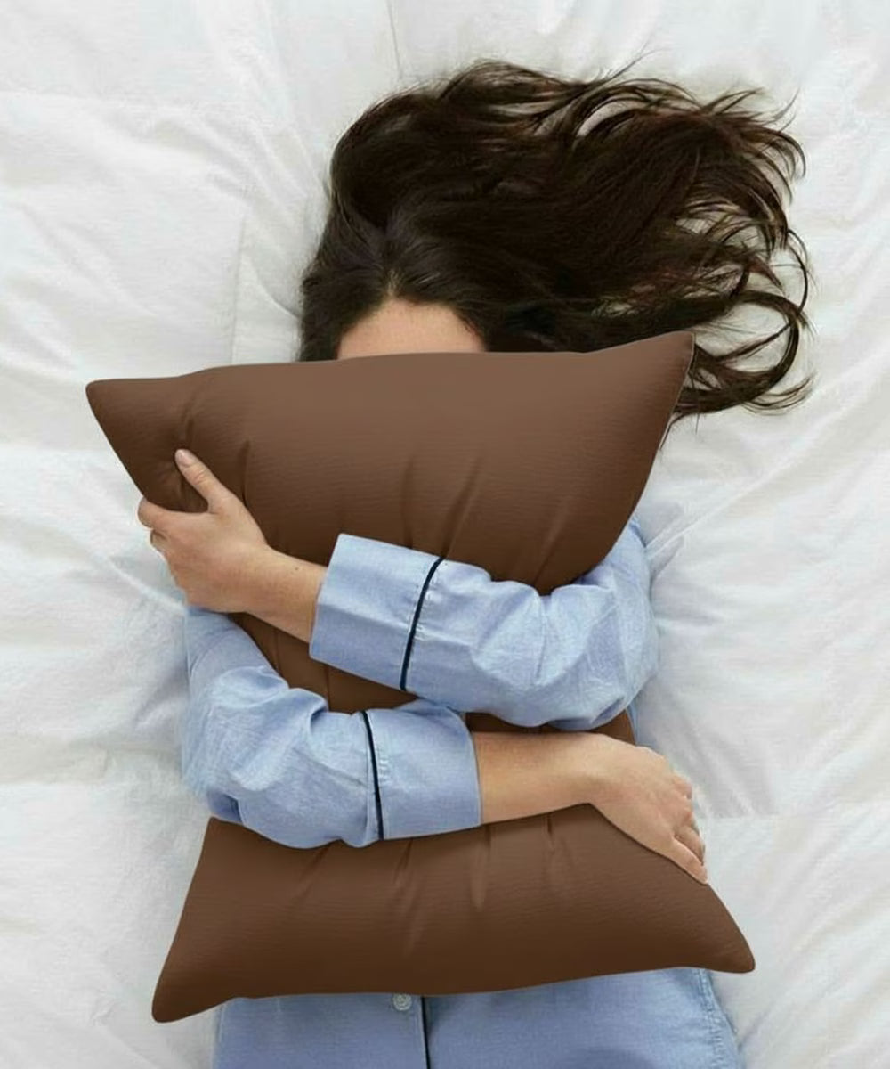 Pillowcase | Chocolate Brown Color | Pack of 1