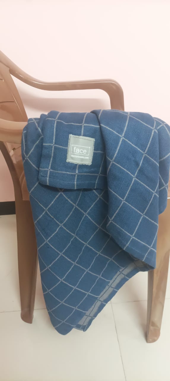 Customer photo of Banana Double Cloth Bath Towel Plus Size | 330 GSM | 75 x 180 cm